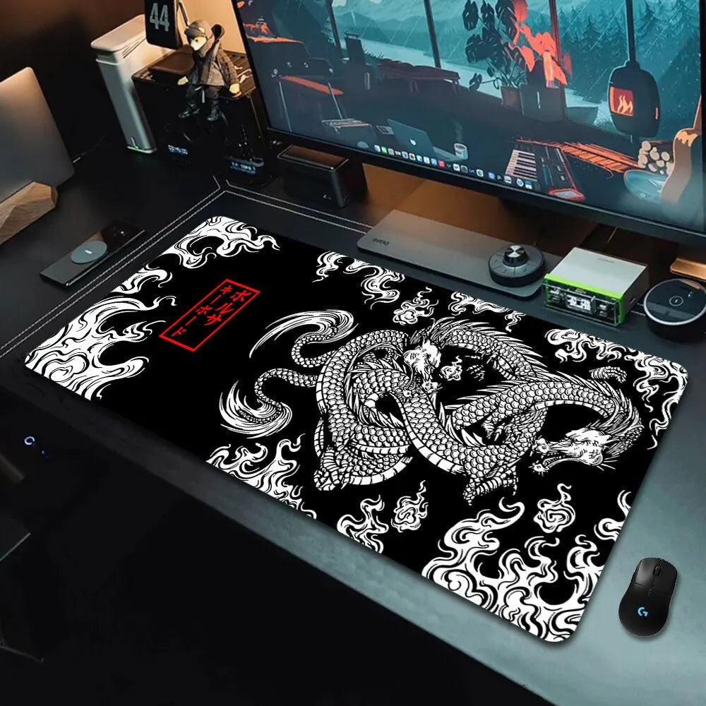 Japanese Dragon Mouse Pad