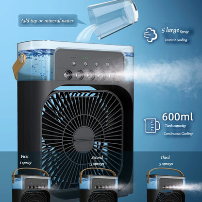 5-in-1 Cooling Mist Fan
