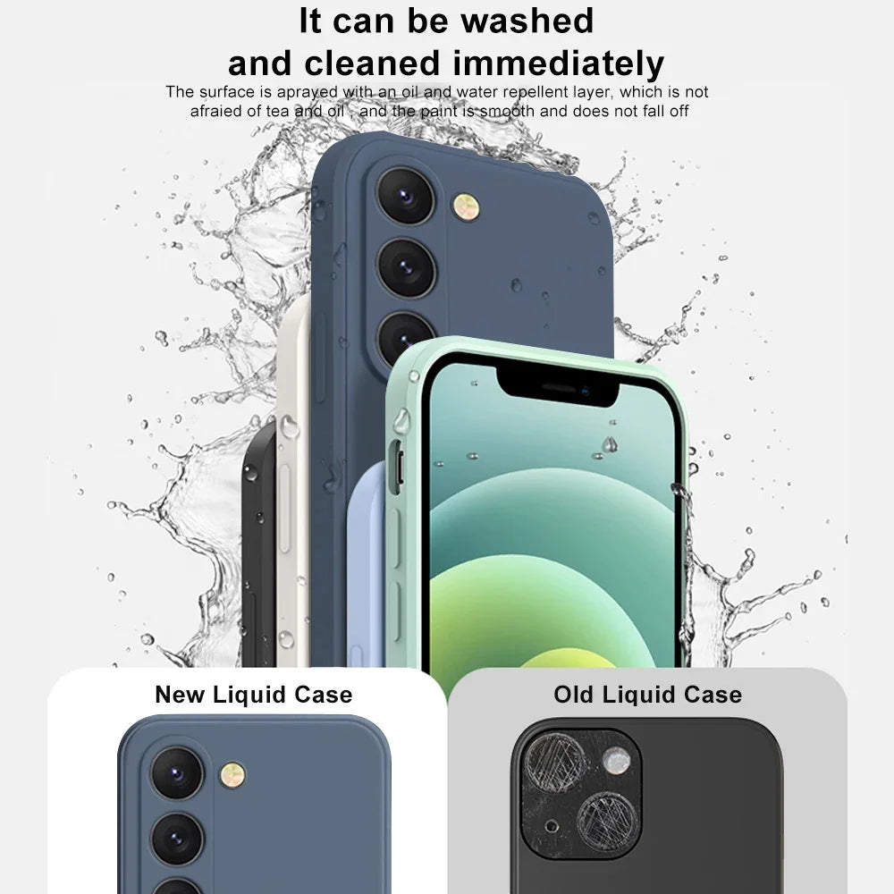 Case for Samsung- Luxury Liquid Silicone