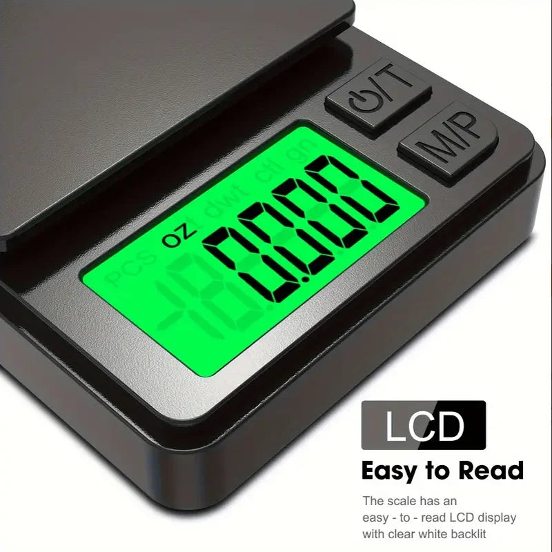 Mini Pocket Scale 0.1g Precision – For Food, Jewelry, Travel