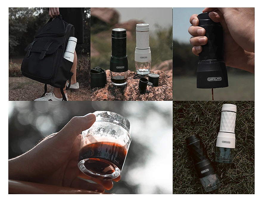 3-in-1 Manual Coffee Maker – Capsule &amp; Ground