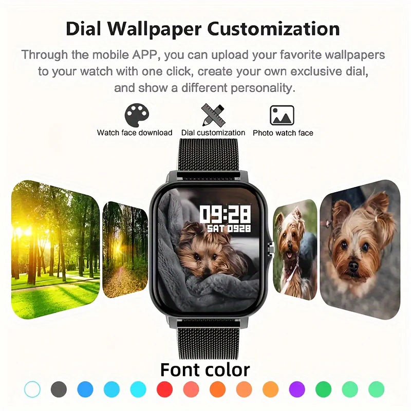 Xiaomi Smart Watch 2025 – Call Feature, Sport Modes, iPhone/Android Compatible