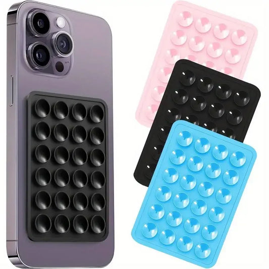 Silicone Suction Cup Phone Holder – Anti-Slip Wall Stand for Phones
