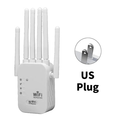 WiFi Repeater 1200Mbps – Dual-Band 2.4G/5G Signal Booster Router
