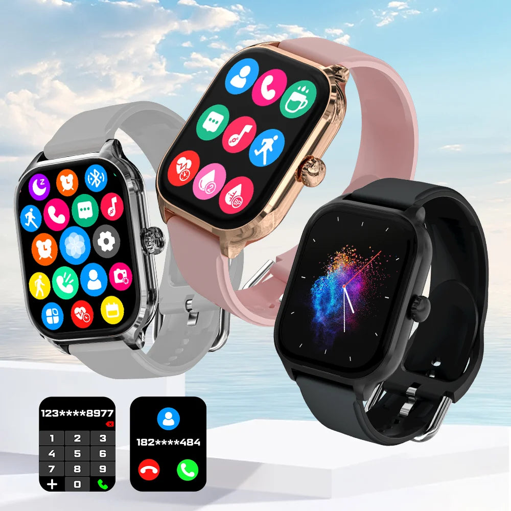 LAXASFIT H9/H6 – Smartwatch with Call, Health Monitor, Calorie Tracking