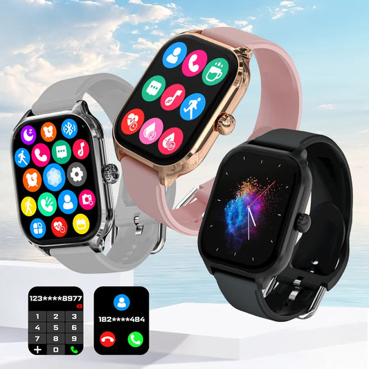 LAXASFIT H9/H6 – Smartwatch with Call, Health Monitor, Calorie Tracking