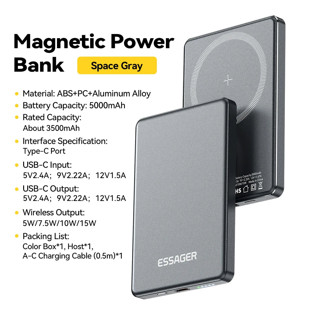 5000mAh MagSafe Power Bank