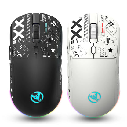 RGB Gaming Mouse 3 Modes – Bluetooth/2.4G/USB, Rechargeable