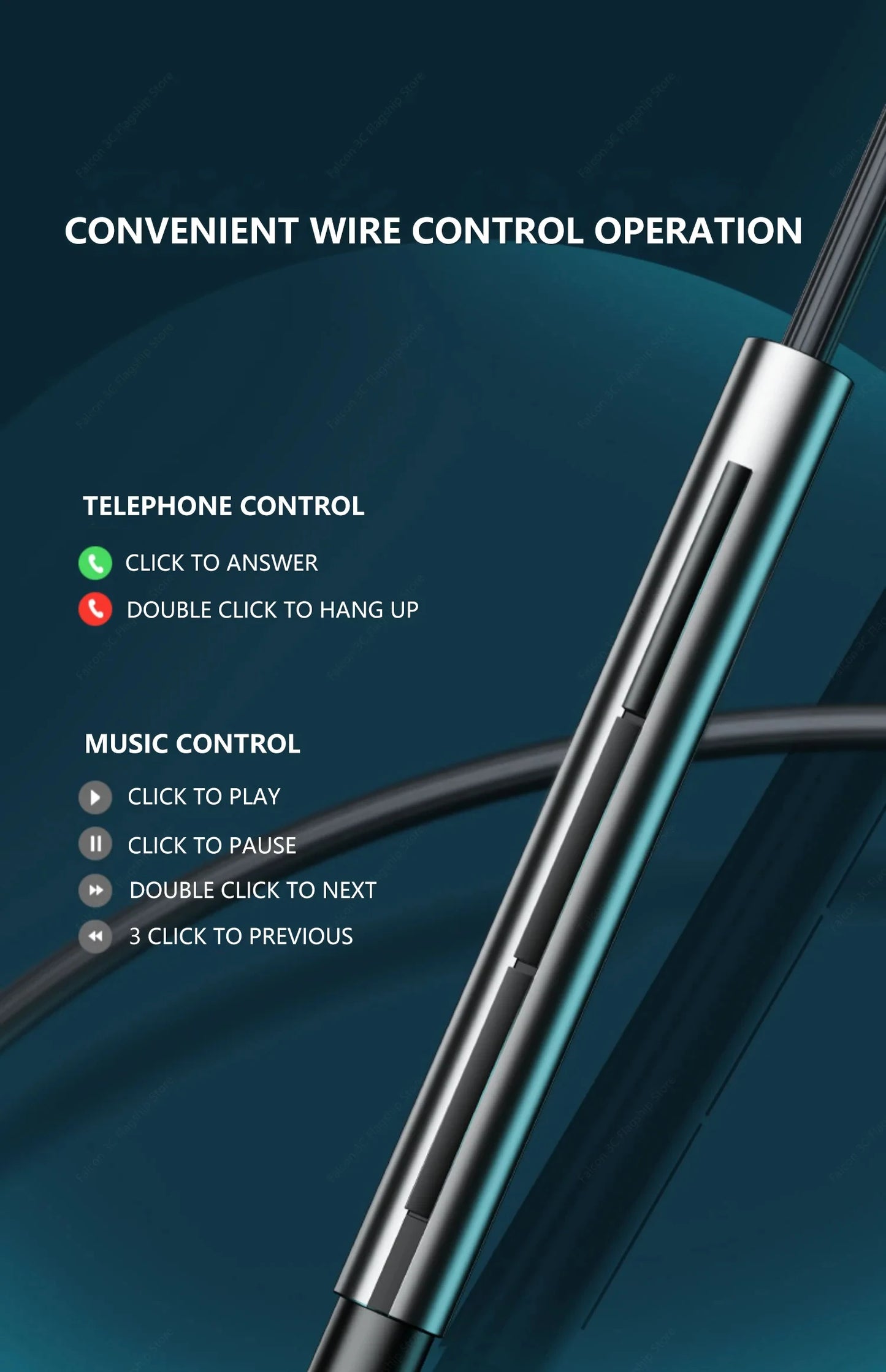 Wired Ceramic Earbuds