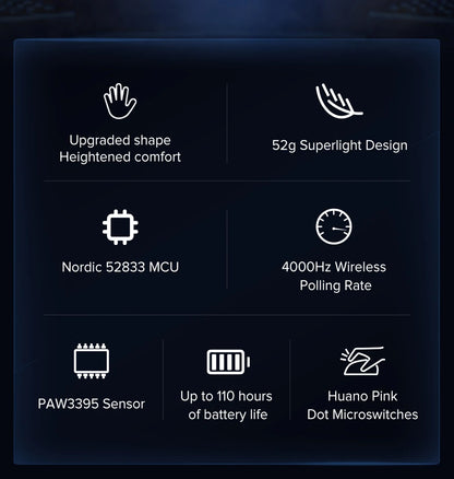 Lightweight gaming mouse