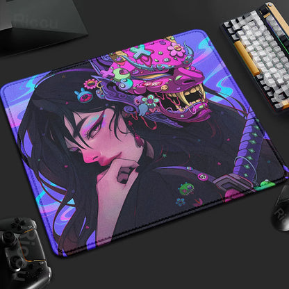 Mouse Pad Mask Girl