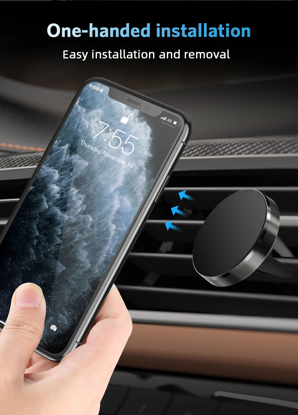 Magnetic Car Phone Holder
