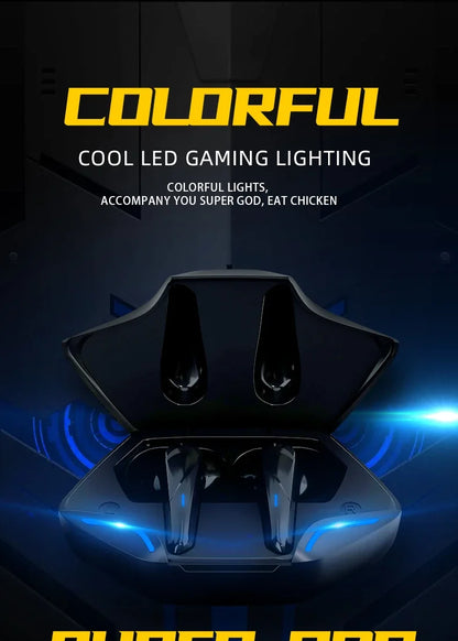 TWS Bluetooth Earphones – Wireless Gaming Earbuds with Mic &amp; Bass