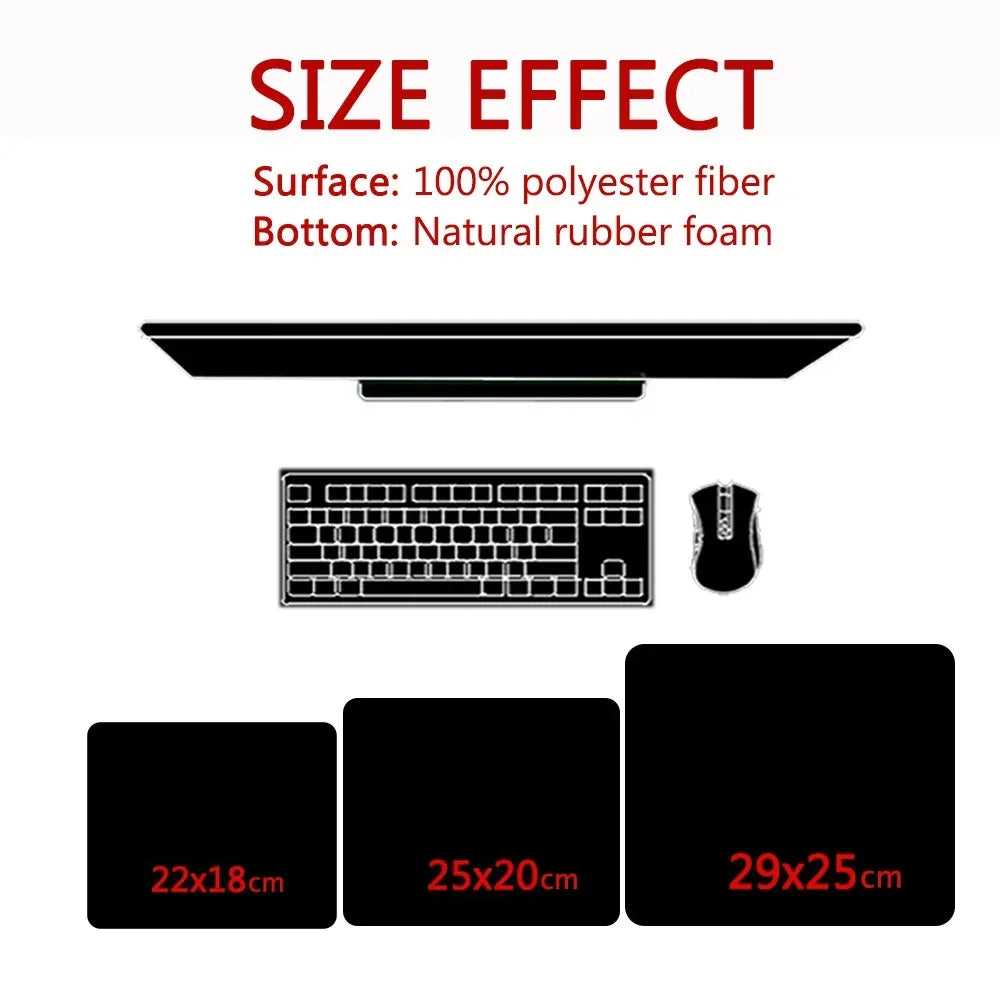 Black and White Mousepad