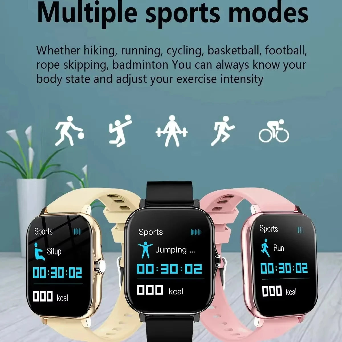 Xiaomi Smart Watch 2025 – Call Feature, Sport Modes, iPhone/Android Compatible