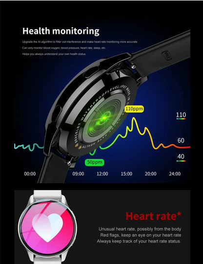 SmartWatch – Calls, Wireless Charging, Men/Women Bracelet, Fitness