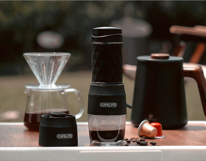 3-in-1 Manual Coffee Maker – Capsule &amp; Ground