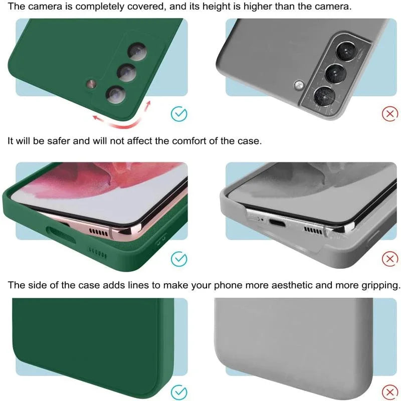 Case for Samsung- Luxury Liquid Silicone