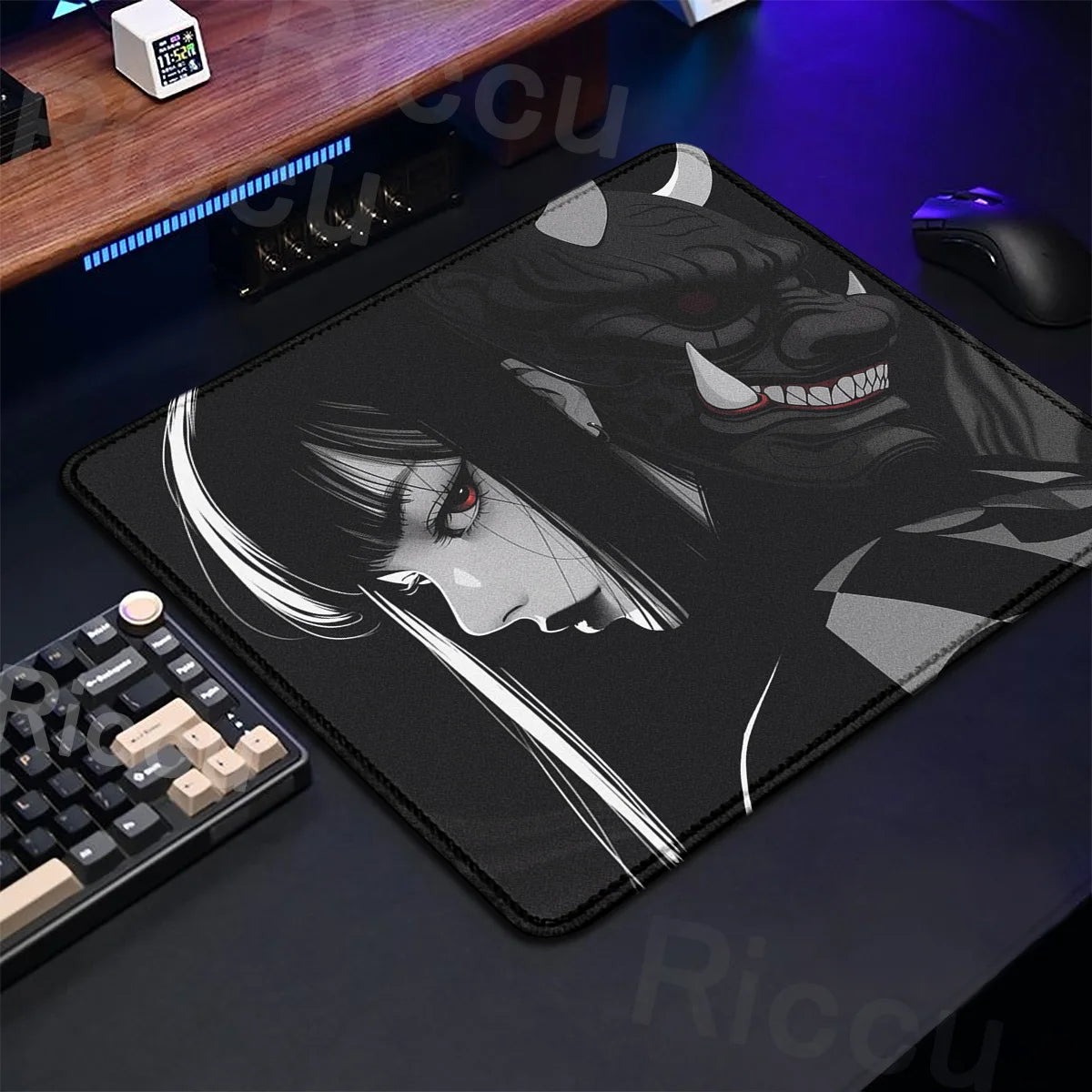 Oni Mask Mouse Pad