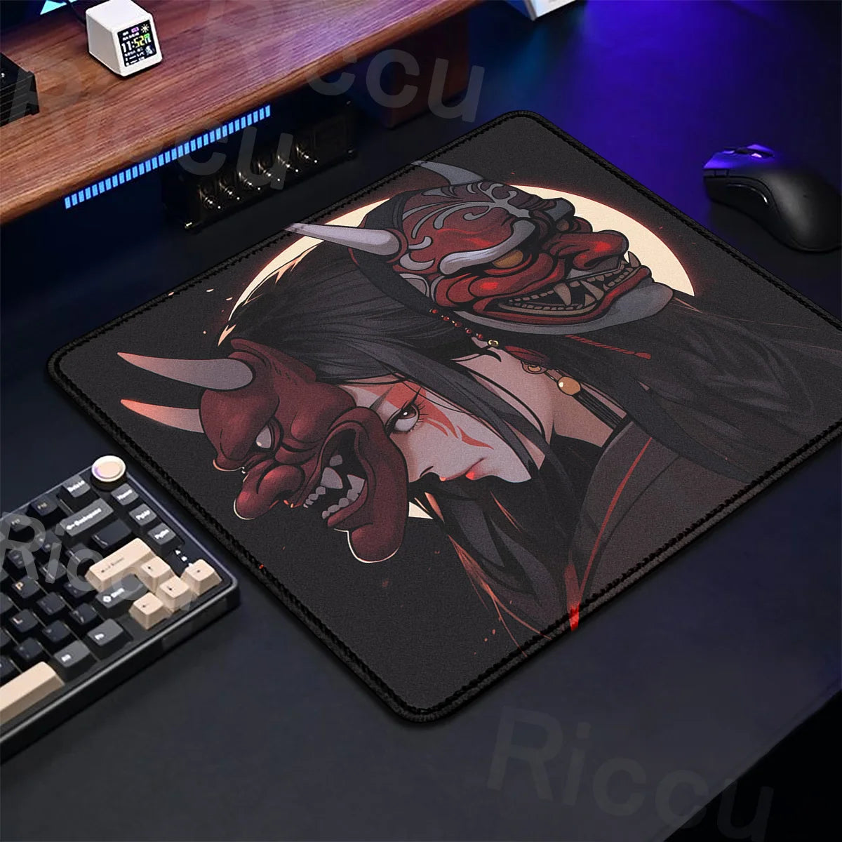 Oni Mask Mouse Pad