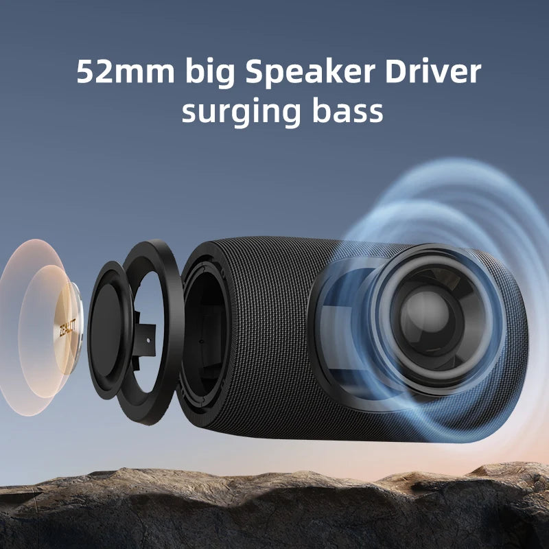 ZEALOT-S32 Portable Speaker – Mini Bluetooth, HiFi Bass, FM, TF, USB, TWS