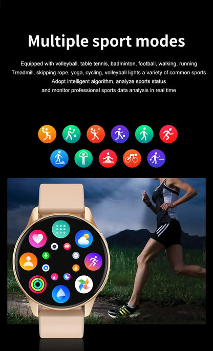 SmartWatch – Calls, Wireless Charging, Men/Women Bracelet, Fitness