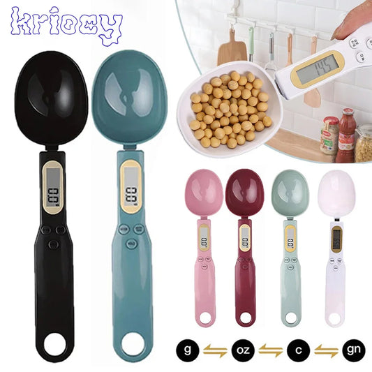 Mini Kitchen Spoon Scale – 500g Capacity, 0.1g Precision, LCD Display
