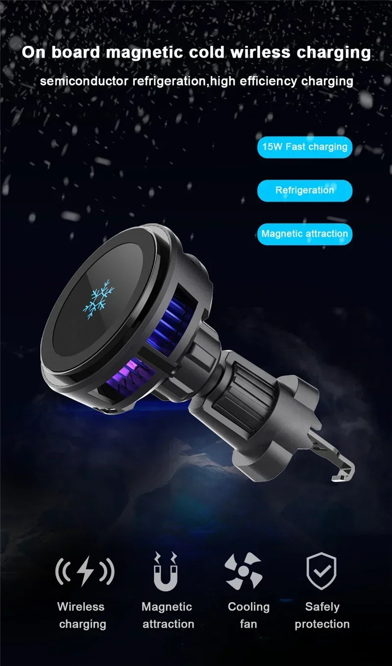 30W Fast Charging Magnetic Car Charger