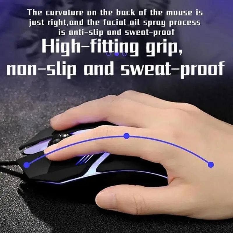 Ergonomic RGB Gaming Mouse
