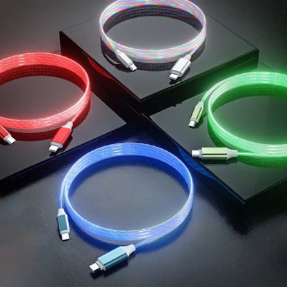 60W USB Type-C to USB LED PD Cable