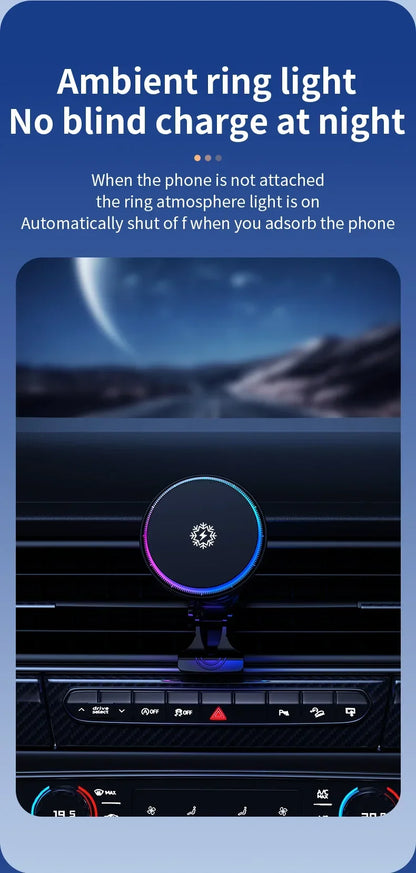 30W Fast Charging Magnetic Car Charger