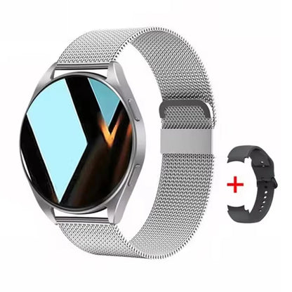 Smartwatch – 1.28" Screen, Bluetooth Call, Heart Rate &amp; Health Monitor