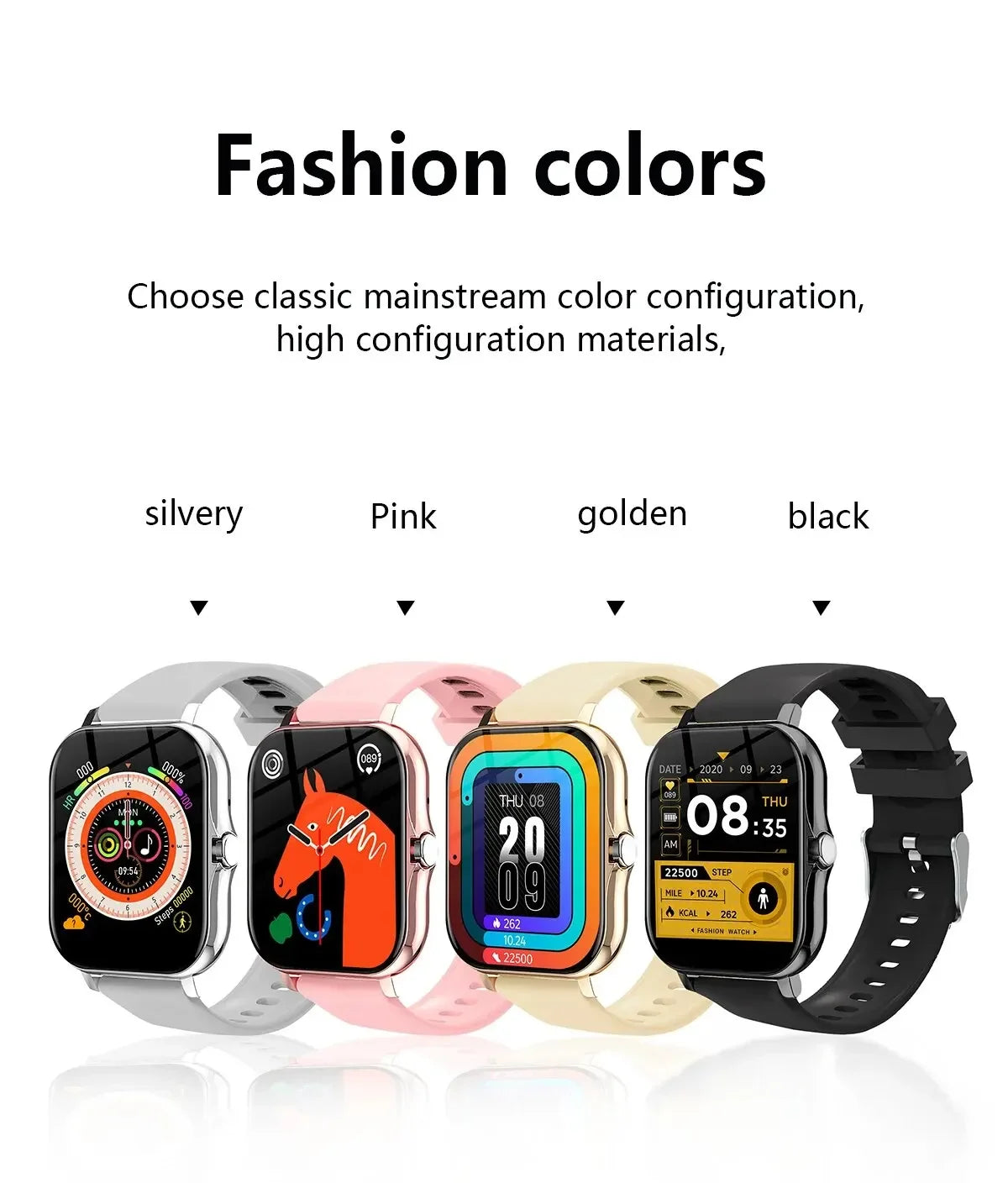 Xiaomi Smart Watch 2025 – Call Feature, Sport Modes, iPhone/Android Compatible
