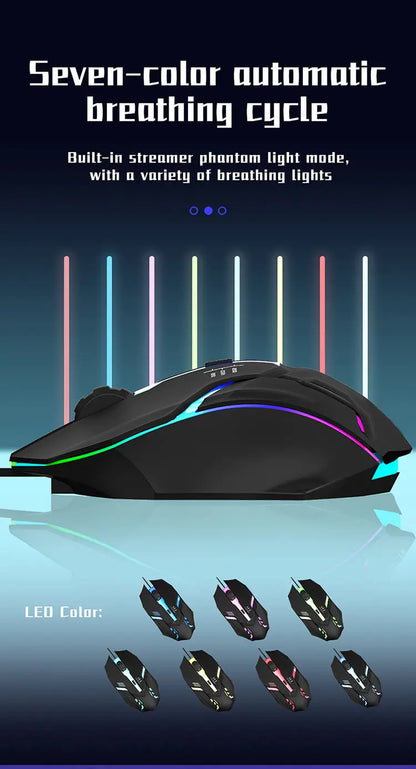 Ergonomic RGB Gaming Mouse