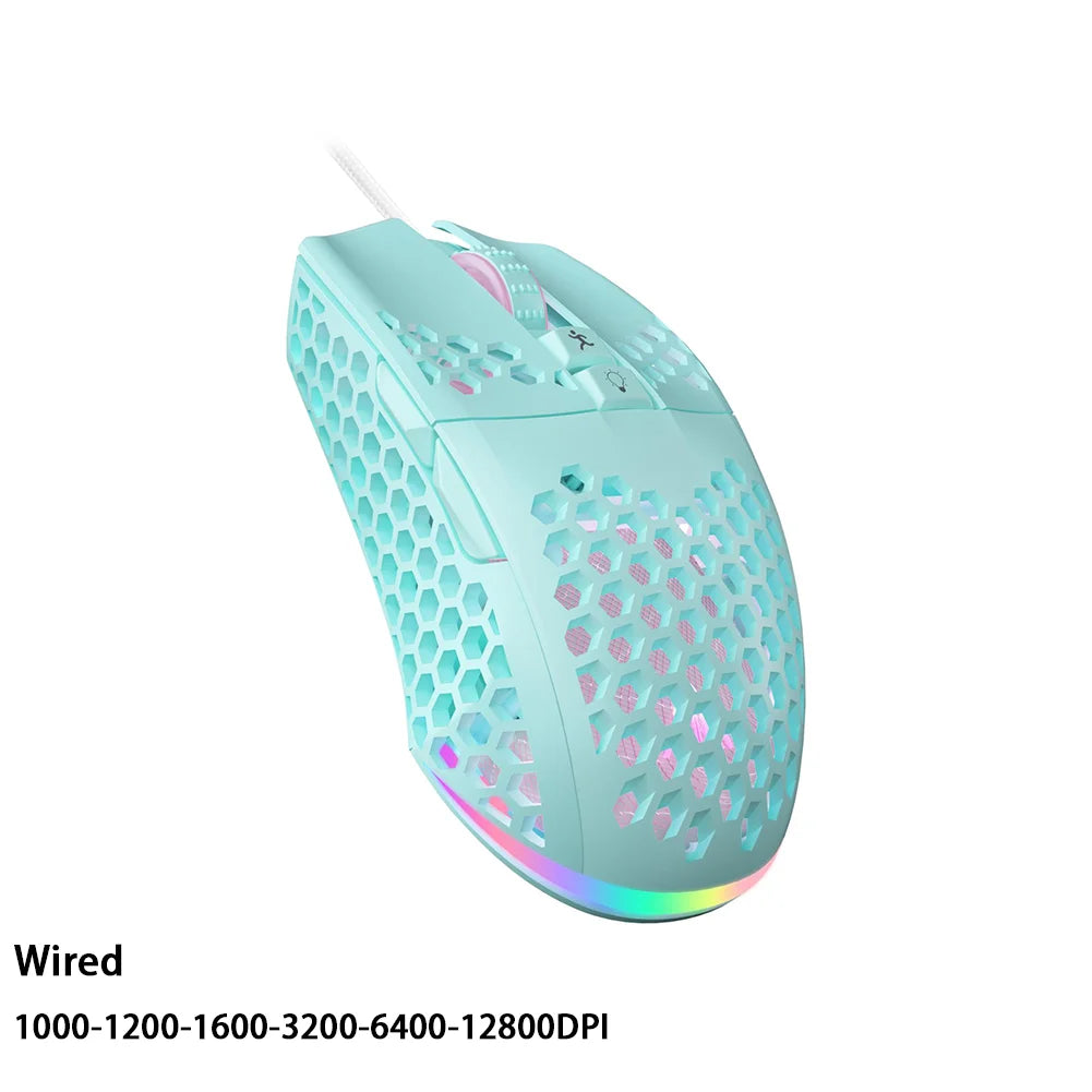 Wired Gaming Mouse – 12800DPI, Macro, Ergonomic, SOLAKAKA SM900