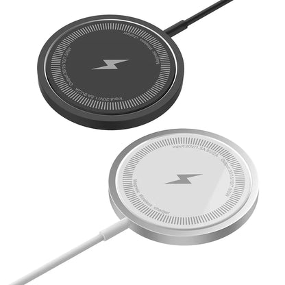 30W Magnetic Wireless Charger Pad – Fast Charging Stand for iPhone, AirPods &amp; USB-A