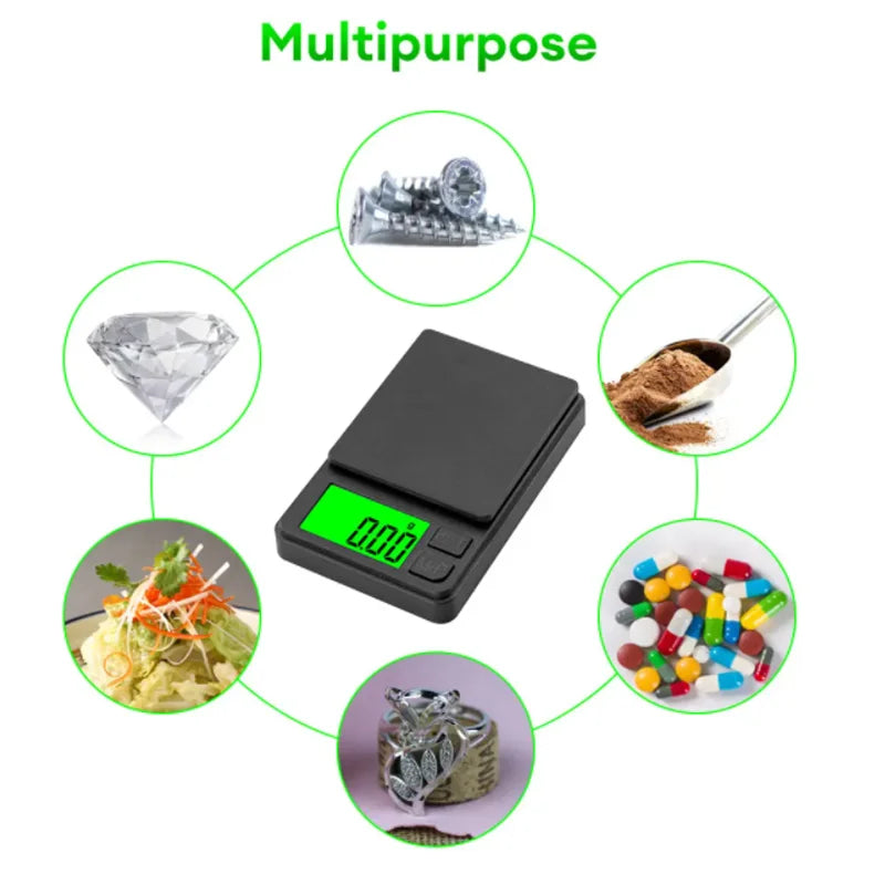 Mini Pocket Scale 0.1g Precision – For Food, Jewelry, Travel