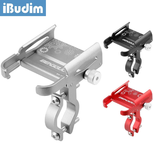 iBudim Phone Mount for Bike/Motorcycle – 360° Rotation, Fits 4.7–7” Phones