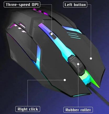 Ergonomic RGB Gaming Mouse