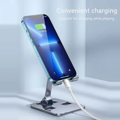 Universal Foldable Aluminum Phone &amp; Tablet Desk Stand