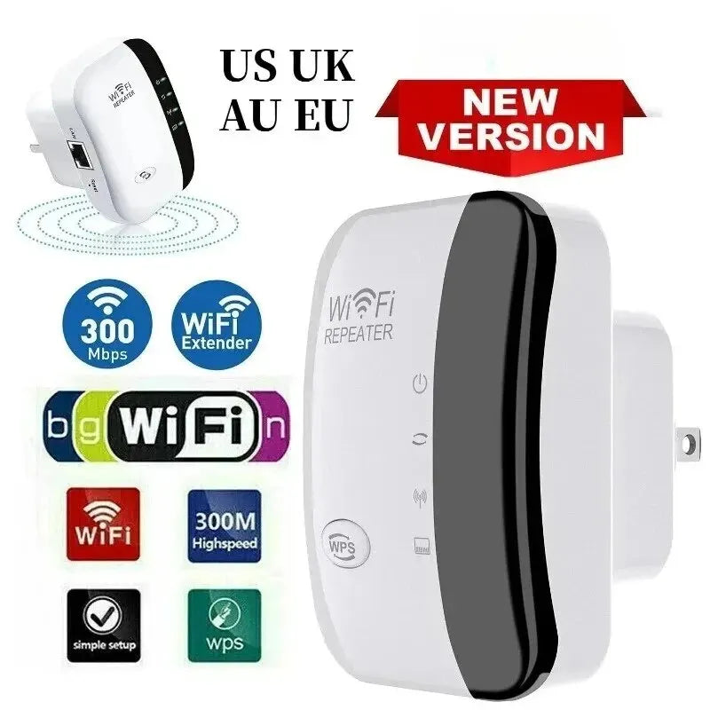 Mini WiFi Extender – Wireless Signal Booster Home Repeater Router