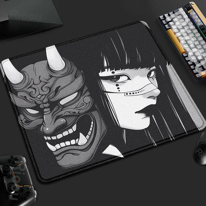 Mouse Pad Mask Girl