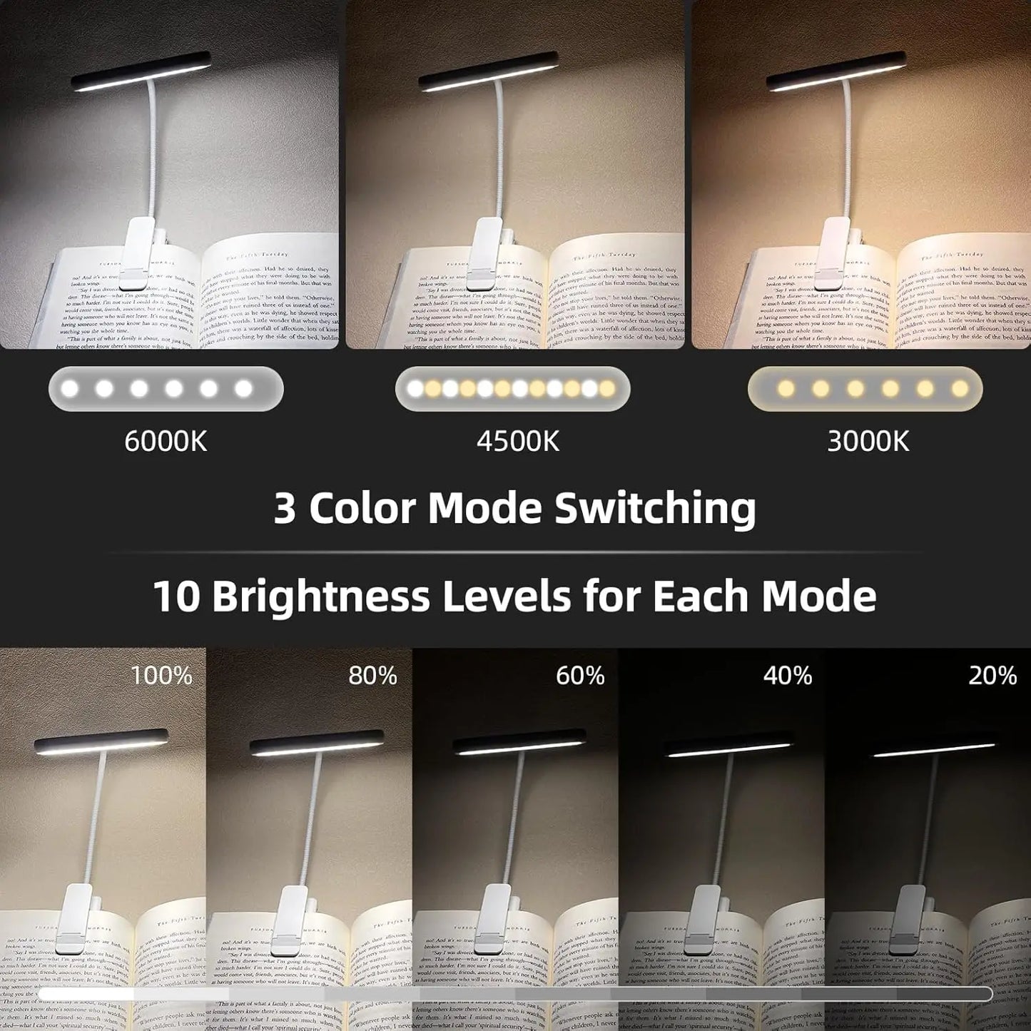 Portable Book Reading Light