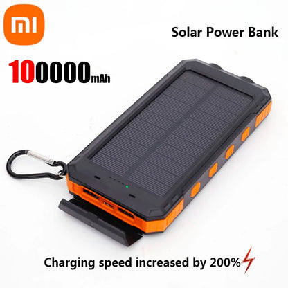 Xiaomi Solar Power Bank 200000mAh – Fast Charging for iPhone &amp; Android Devices