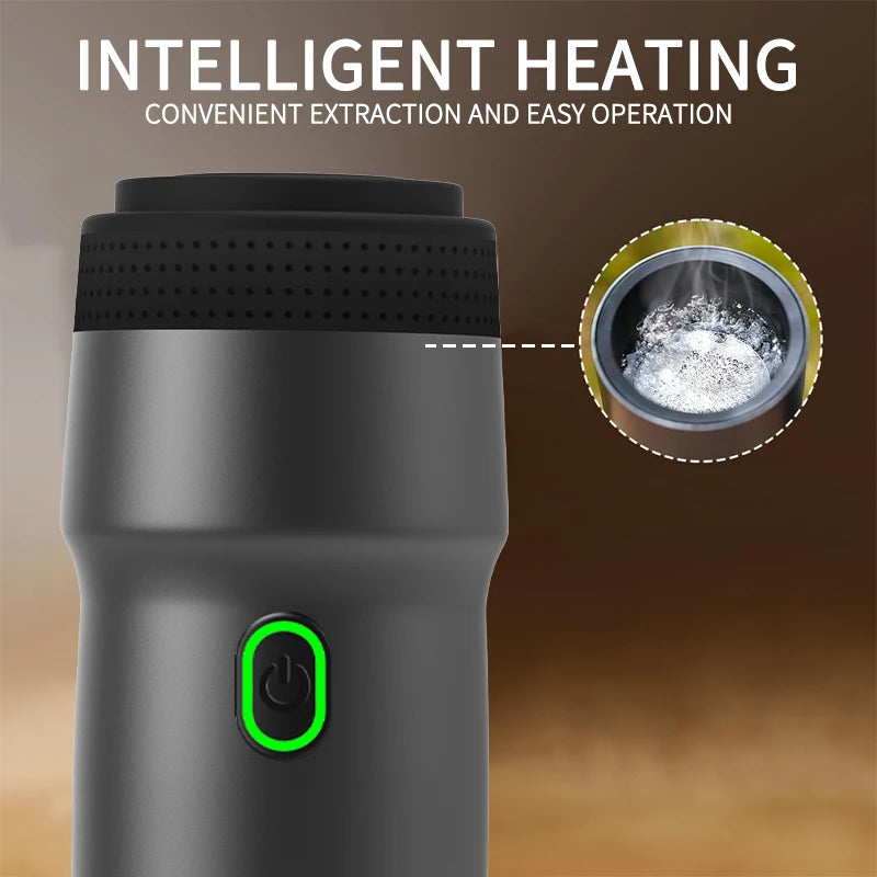 3-in-1 20Bar Portable Espresso Machine – Grinder &amp; Capsule