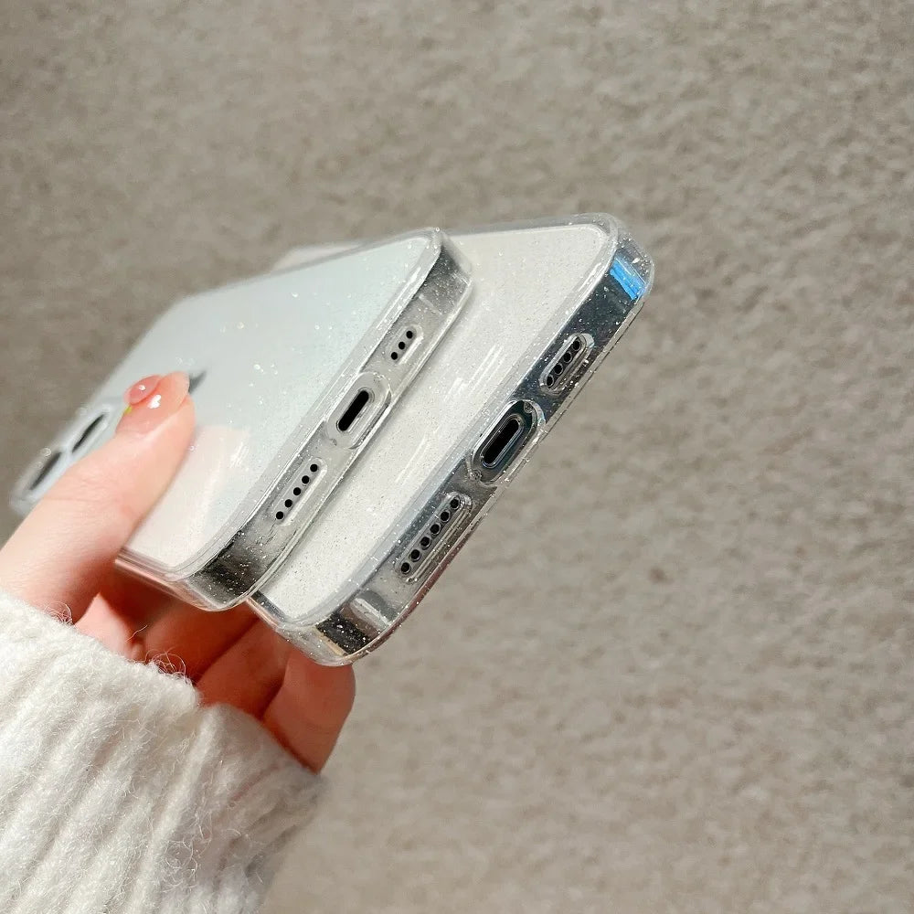 iPhone Case - Luxury Bling Glitter Transparent