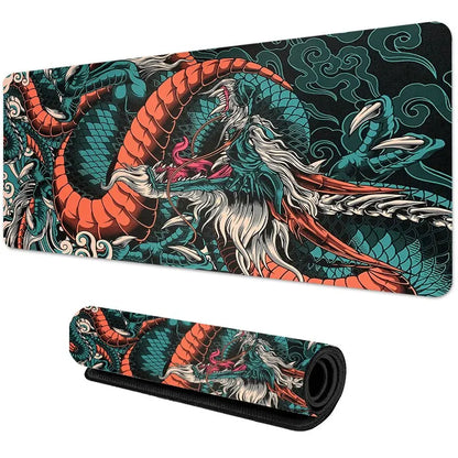 Japanese Dragon Mouse Pad