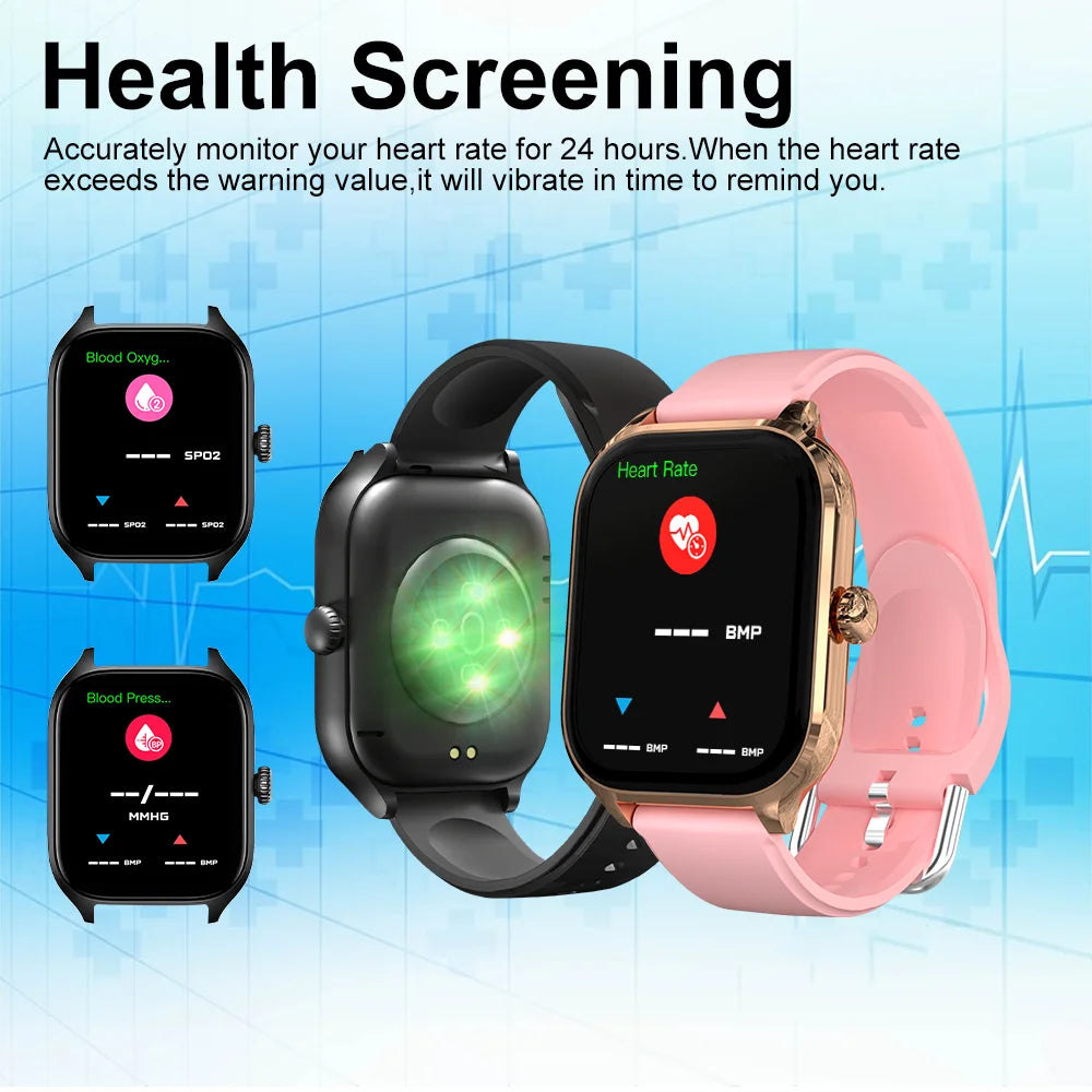 LAXASFIT H9/H6 – Smartwatch with Call, Health Monitor, Calorie Tracking