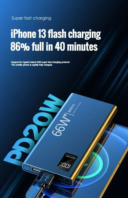 80000mAh Power Bank 120W