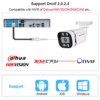 4K POE security camera